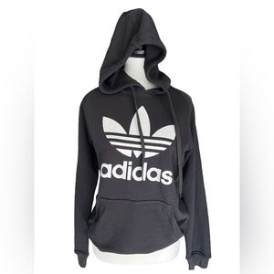 Adidas 3 Foil Hoodie Black size small